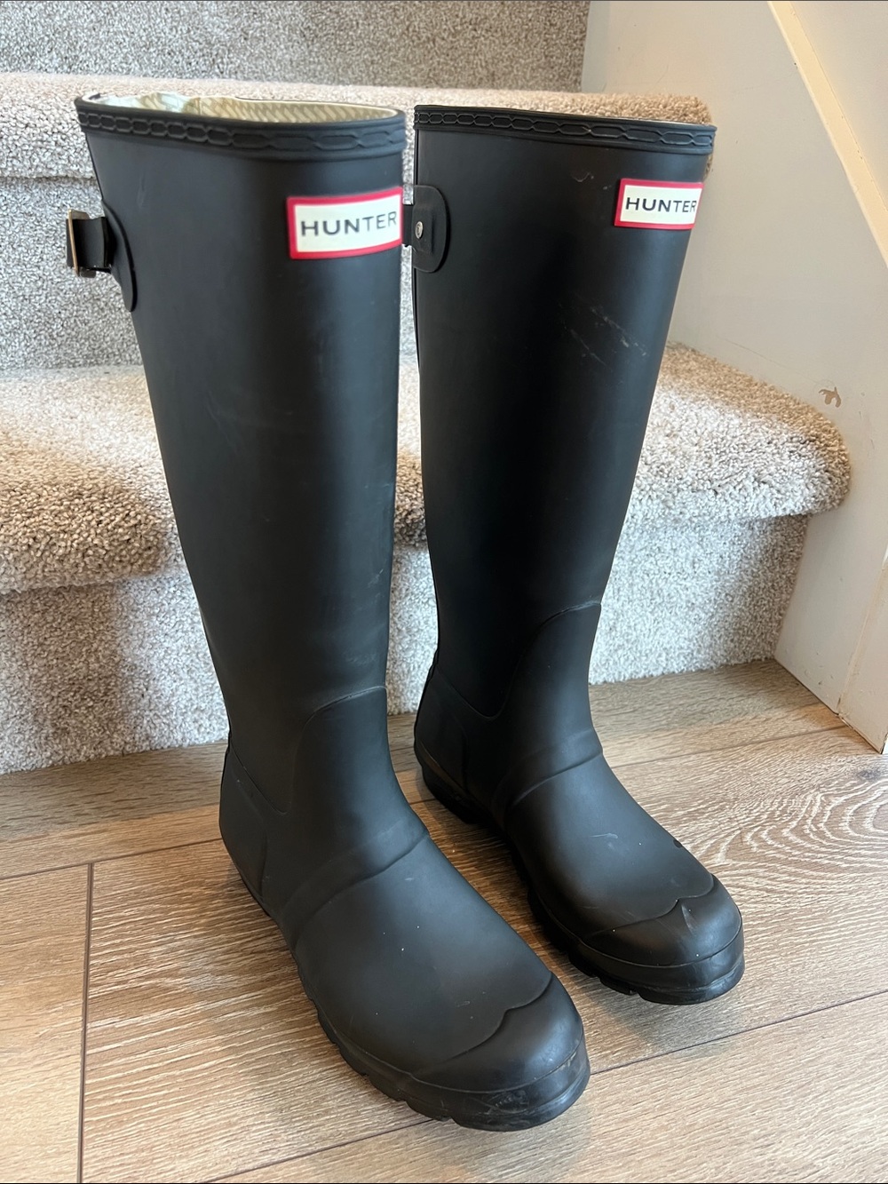 🪼 Tall Hunter Rain Boots - EU 38 - Black 🪼